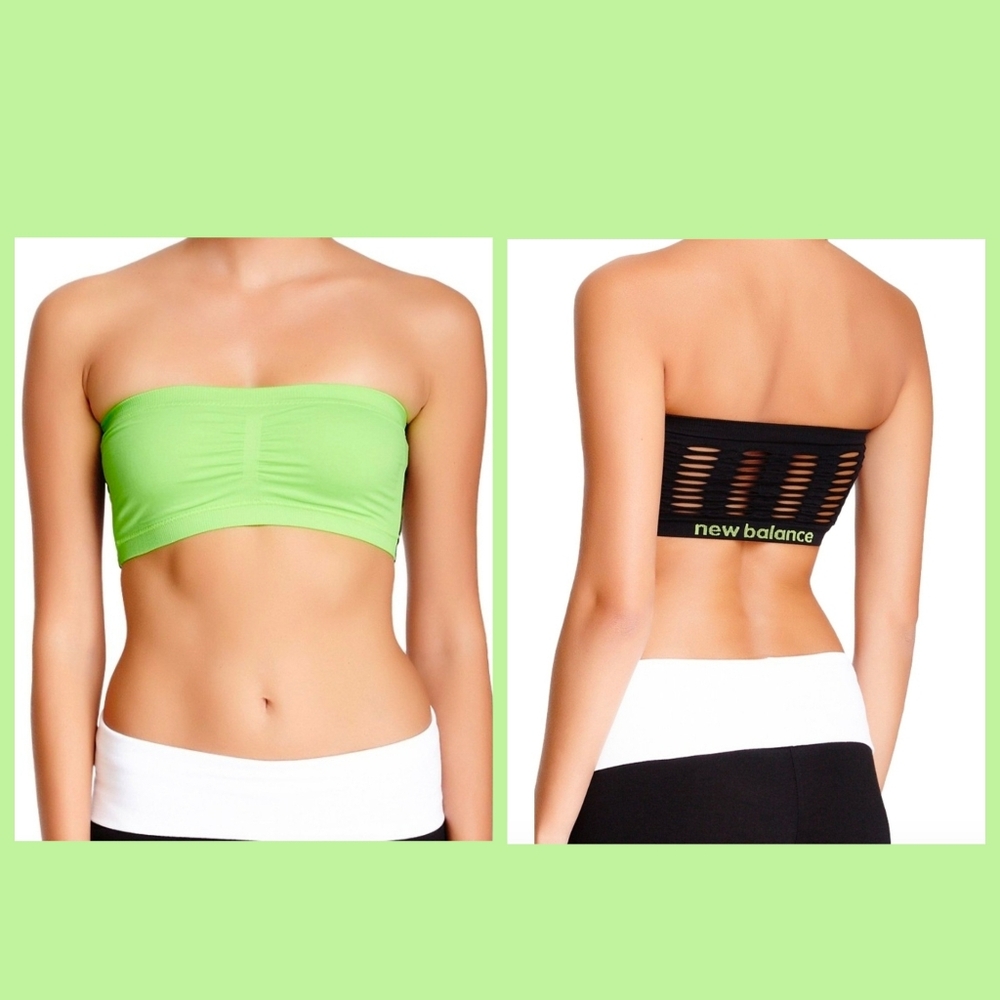๐๏ธ ๐โโ๏ธNew Balance๐โโ๏ธ - Gecko Green Moisture Control Bandeau Bra